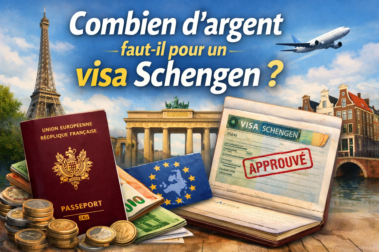 Combien d’argent faut-il pour un visa Schengen 1000060900